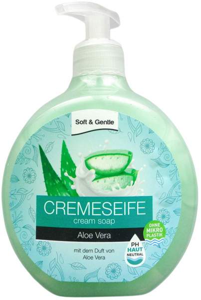 Aloe Vera Cremeseife soft &amp; gentle 500ml