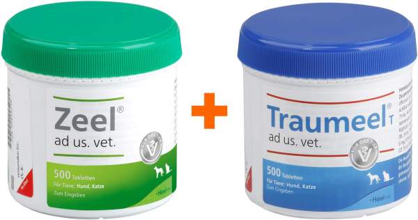Zeel ad us. vet. 500 Tabletten + Traumeel T Vet. 500 Tabletten