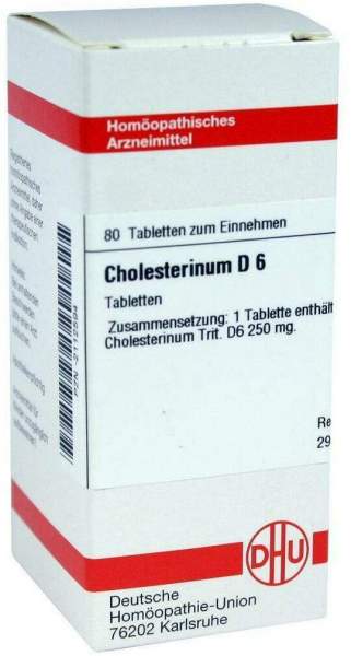 Dhu Cholesterinum D6 80 Tabletten