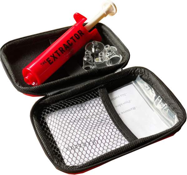 Vakuumextraktor gegen Mückenstiche