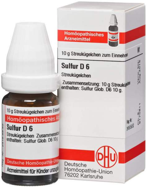 Dhu Sulfur D6 10 G Globuli
