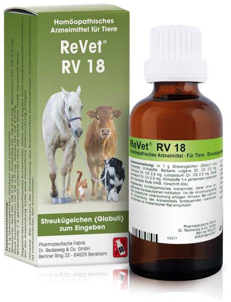REVET RV 18 Globuli vet. 42 g