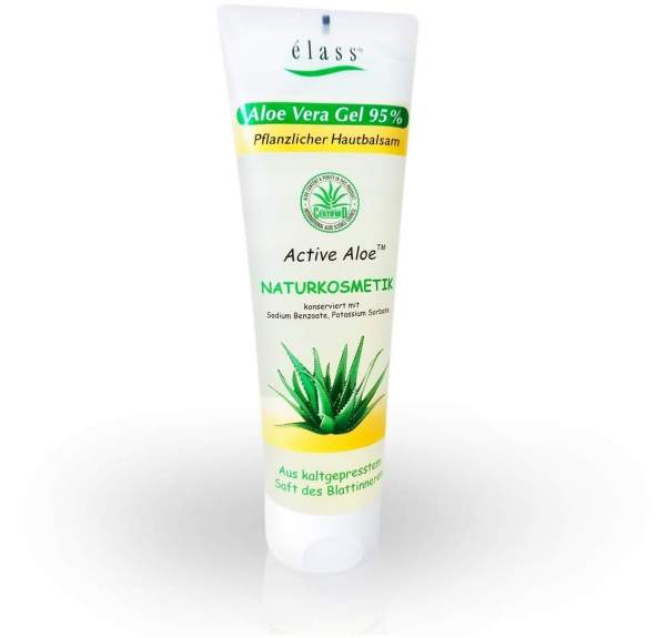 Aloe Vera Gel 95% Elass Biologischer Hautbalsam 250 ml Gel