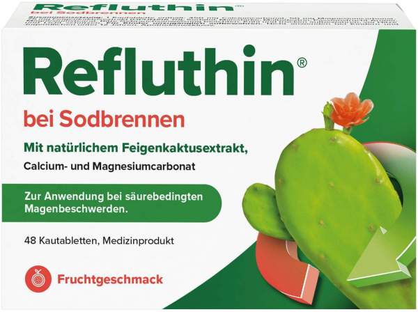 Refluthin Kautabletten Fruchtgeschmack 48 Stück