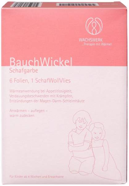 Bauchwickel Schafgarbe 15 x 21 cm Folie 6 Stück