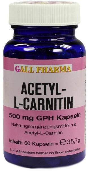 Acetyl-L-Carnitin 500 mg 60 Kapseln
