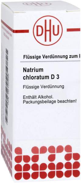 Natrium Chloratum D 3 Dilution 20 ml