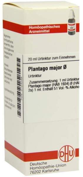 Plantago Major Urtinktur Dhu 20 ml Dilution
