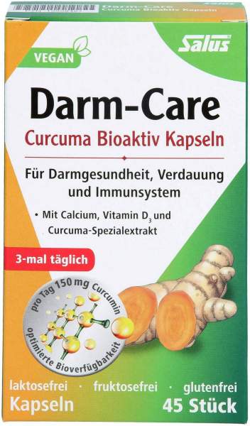 Darm-Care Curcuma Bioaktiv Kapseln Salus 45 Stück