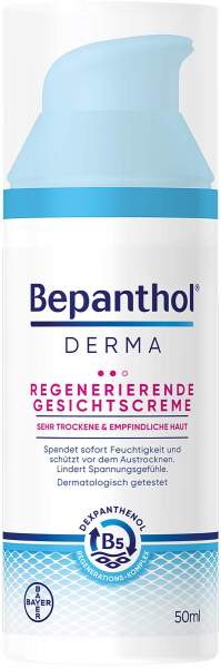 Bepanthol DERMA Regenerierende Gesichtscreme 50 ml Pumpflasche