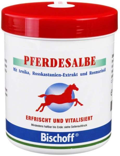 Bischoff Pferdesalbe Mit Arnika - Erfirscht und Vitalisiert 500...