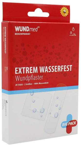 Pflaster Extrem Wasserfest 2 Größen 20 Pflaster