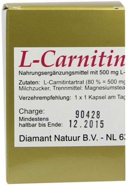 L-Carnitin 1 X 1 Pro Tag Kapseln