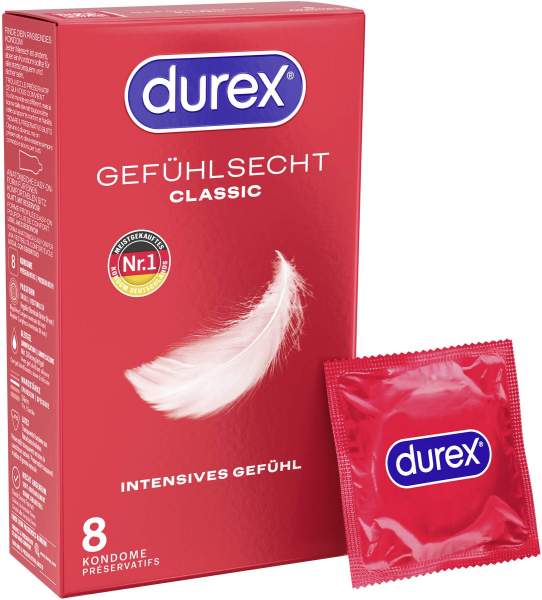 Durex Gefühlsecht Classic 8 Kondome