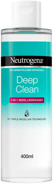 Neutrogena Deep Clean 3 in 1 Mizellenwasser 400 ml