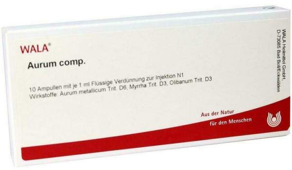 Wala Aurum Comp. 10 X 1 ml Ampullen