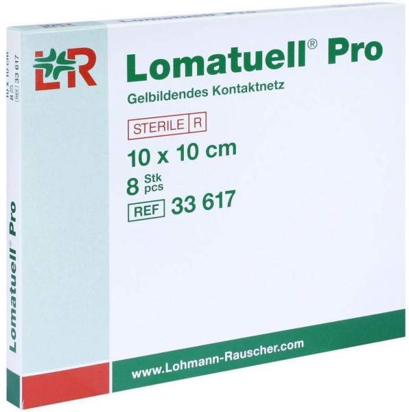 Lomatuell Pro 10 X 10 cm Steril 8 Stück