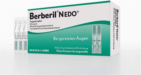 Berberil N EDO Augentropfen 30 x 0,5 ml