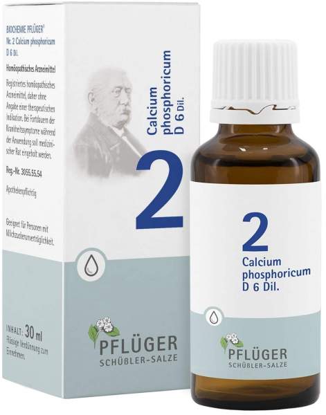 Biochemie Pflüger 2 Calcium Phosphoricum D6 30 ml Tropfen