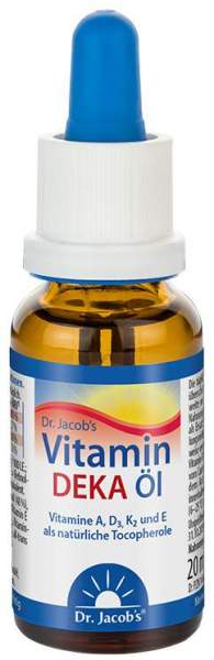 Vitamin DEKA Öl Dr.Jacob s 20 ml Tropfen