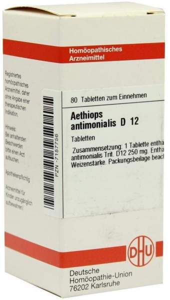 Aethiops Antimonialis D 12 Tabletten