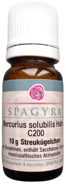 Mercurius Solubilis Hahnemanni C 200 Globuli 10 G