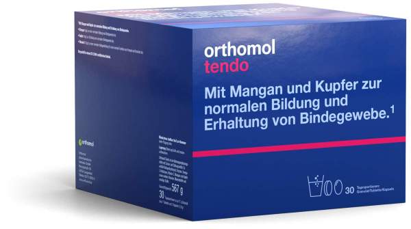 Orthomol Tendo Granulat und Kapseln 30 1 Kombipackung