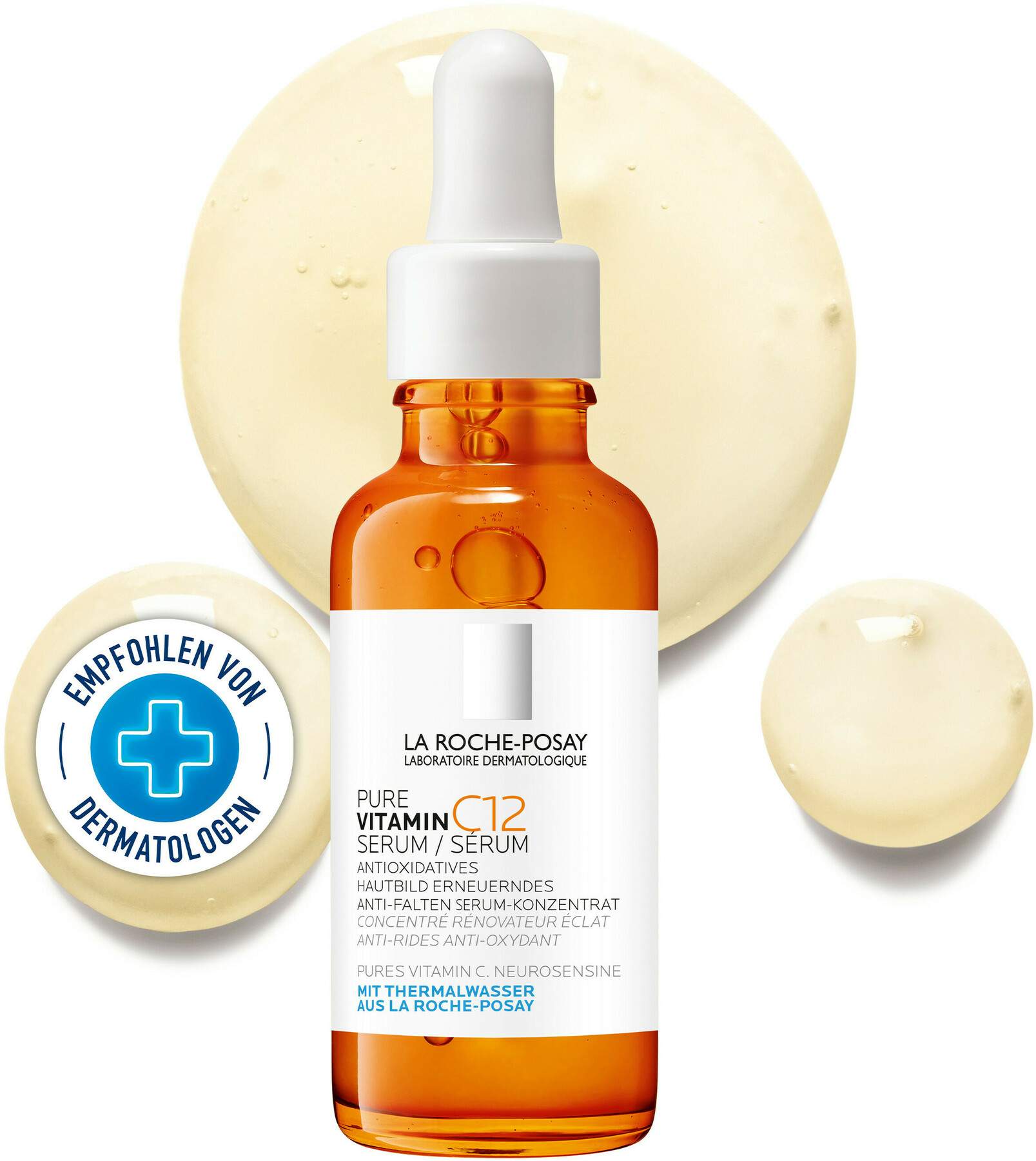 La Roche-Posay Set Mit Pure Vitamin C12 Serum & Anthelios UVMune 400 Fluid LSF50+ - Für Strahlende Und Geschützte Haut, 30 Ml + 50 Ml