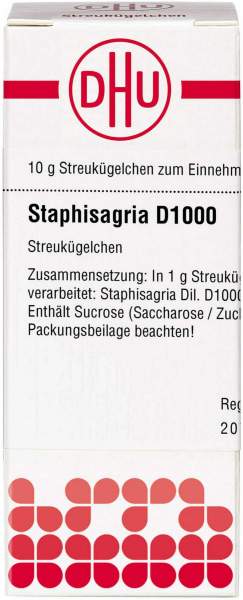 Dhu Staphisagria D1000 10 G Globuli