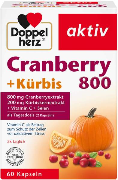 Doppelherz aktiv Cranberry + Kürbis 60 Kapseln