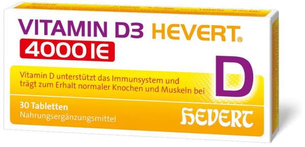 Vitamin D3 Hevert 4.000 I.E. 30 Tabletten