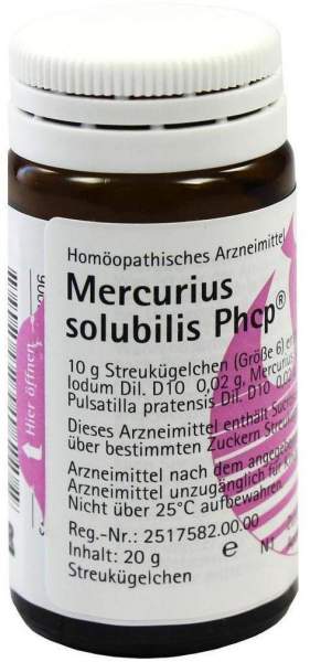 Mercurius Solubilis Phcp Globuli 10 G Streukügelchen