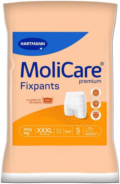 Molicare Premium Fixpants Long Leg Gr.Xxxl 5 Stück