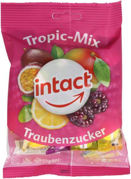 Intact Traubenzucker Tropic Mix Beutel 100 G