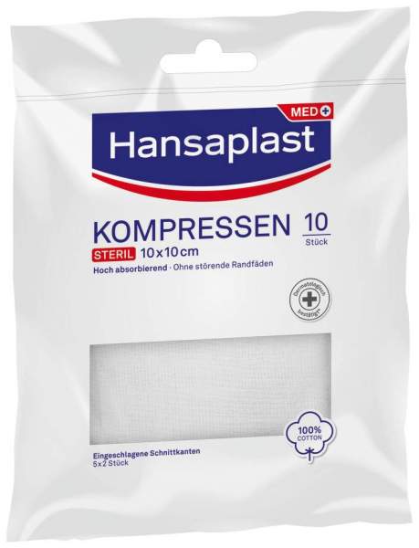 Hansaplast Kompressen steril 5 x 2 Stück