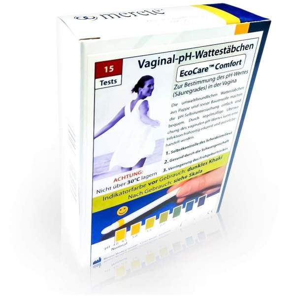 Vaginal Ph 15 Wattestäbchen Ecocare Comfort