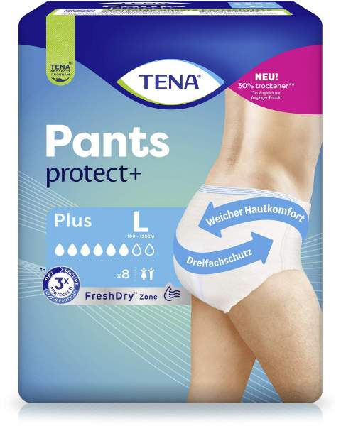 Tena Pants Plus Large Confiofit Einweghosen 4 X 8 Stück