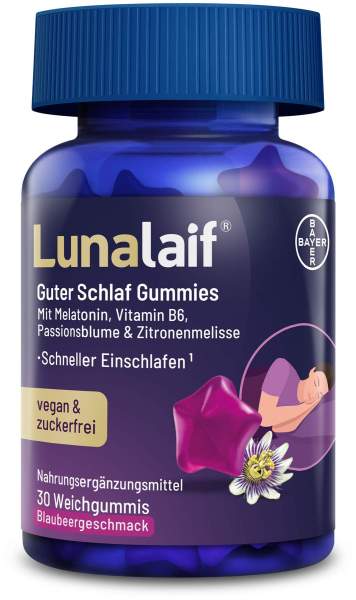 Lunalaif Guter Schlaf Gummies 30 Stück