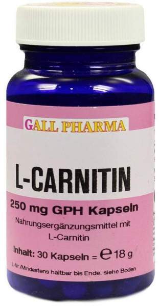 L-Carnitin 250 mg 30 Kapseln