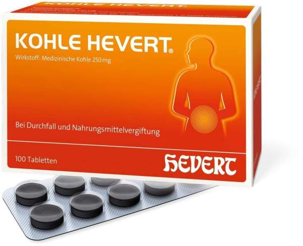 Kohle Hevert Tabletten 100 Stück