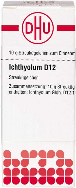 Dhu Ichthyolum D12 Globuli 10 G