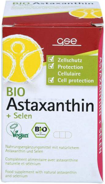 GSE Astaxanthin+Selen Bio Kapseln 45 Stück