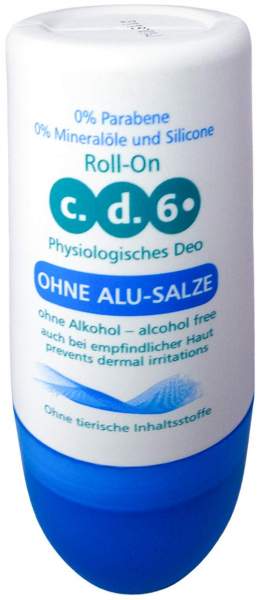 Cd6 Physiolog.Pflege Deo Ohne Aluminiumsalze 60 ml