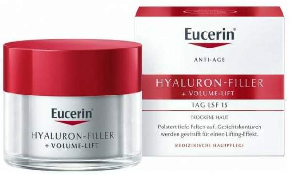 Eucerin Hyaluron Filler + Volume Lift Tagespflege Trockene Haut 50...