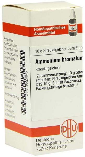 Ammonium Bromatum D12 10 G Globuli