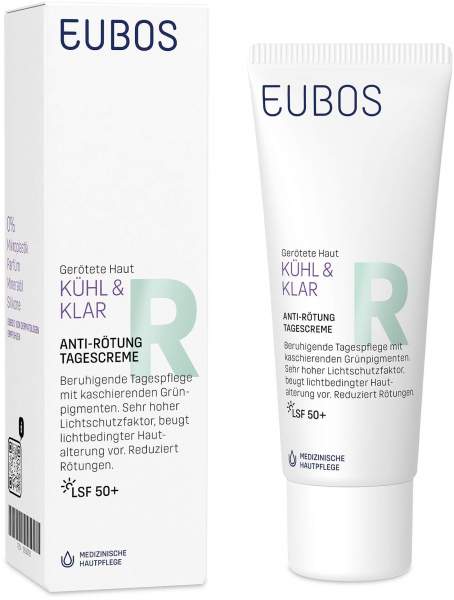 Eubos Kühl &amp; Klar Anti-Rötung Tagescreme Lsf 50+ 40 ml