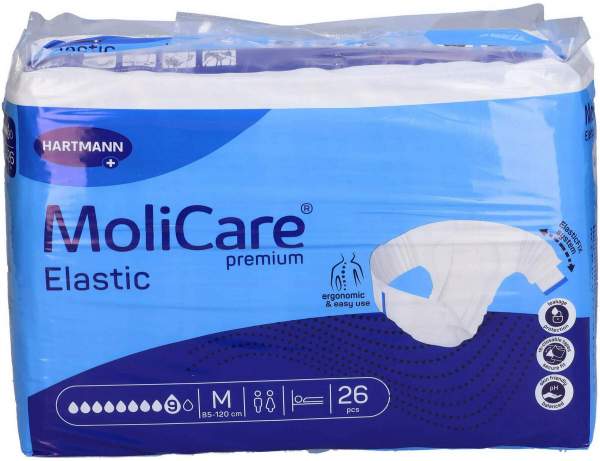 Molicare Premium Elastic Slip 9 Tropfen Gr.M 26 Stück