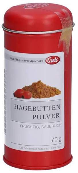 Hagebuttenpulver Caelo Hv-Packung Blechdose 70 G