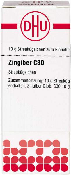 Dhu Zingiber C30 10 G Globuli