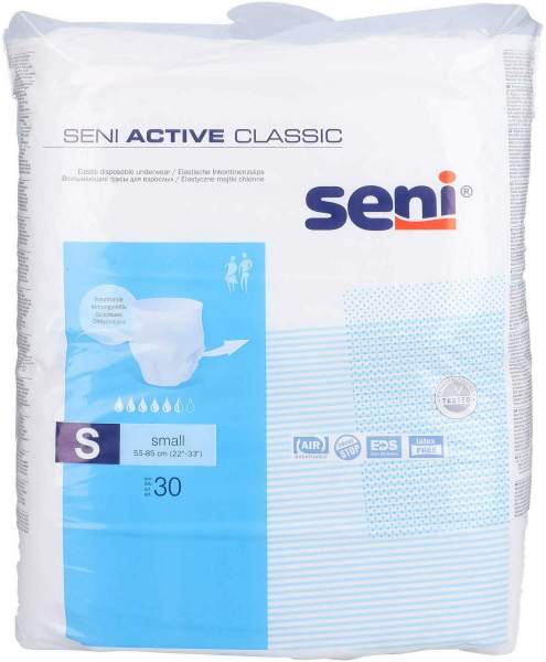 Seni Active Classic Inkontinenzslip Einmal S 30 Stück